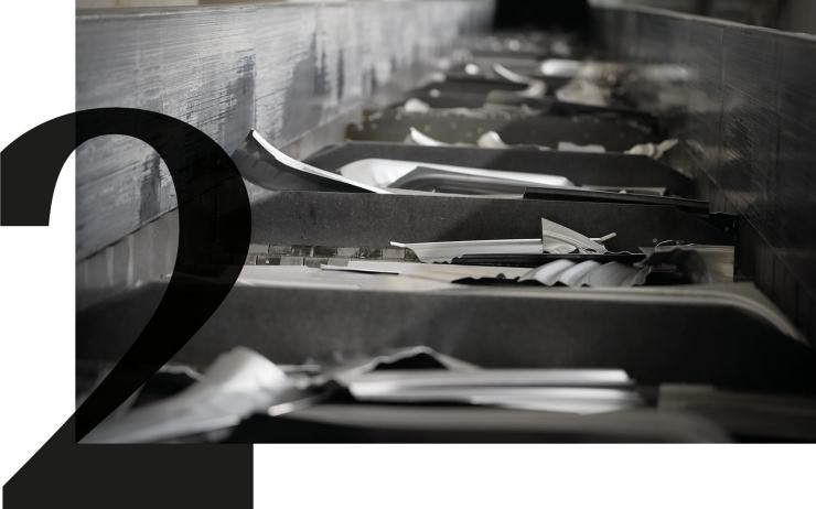 Recycled metals used during MINI car production